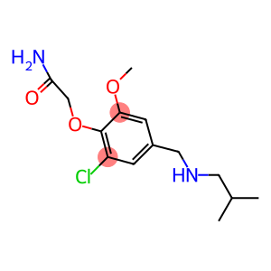 2-{2-chloro-4-[(isobutylamino)methyl]-6-methoxyphenoxy}acetamide