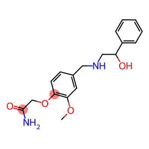 2-(4-{[(2-hydroxy-2-phenylethyl)amino]methyl}-2-methoxyphenoxy)acetamide