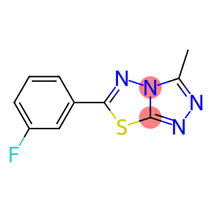 6-(3-fluorophenyl)-3-methyl[1,2,4]triazolo[3,4-b][1,3,4]thiadiazole