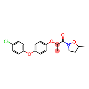 1-Propanone, 2-[4-(4-chlorophenoxy)phenoxy]-1-(5-methyl-2-isoxazolidinyl)-