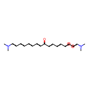 1,3,5,7,10,12,14,16-Heptadecaoctaen-9-one, 1,17-bis(dimethylamino)-