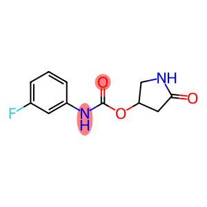 Carbamic acid, (3-fluorophenyl)-, 5-oxo-3-pyrrolidinyl ester (9CI)