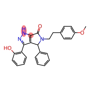 3-(2-hydroxyphenyl)-5-[2-(4-methoxyphenyl)ethyl]-4-phenyl-4,5-dihydropyrrolo[3,4-c]pyrazol-6(2H)-one