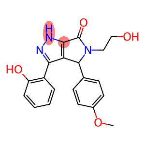 5-(2-hydroxyethyl)-3-(2-hydroxyphenyl)-4-(4-methoxyphenyl)-4,5-dihydropyrrolo[3,4-c]pyrazol-6(2H)-one