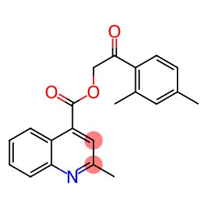 2-(2,4-dimethylphenyl)-2-oxoethyl 2-methyl-4-quinolinecarboxylate