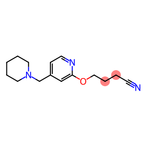Butanenitrile, 4-[[4-(1-piperidinylmethyl)-2-pyridinyl]oxy]-