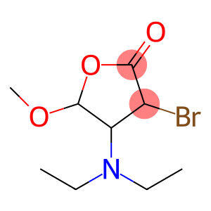 2(3H)-Furanone, 3-bromo-4-(diethylamino)dihydro-5-methoxy-