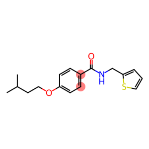 4-(3-methylbutoxy)-N-(2-thienylmethyl)benzamide