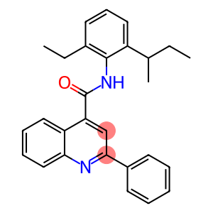 N-(2-(sec-Butyl)-6-ethylphenyl)-2-phenylquinoline-4-carboxamide