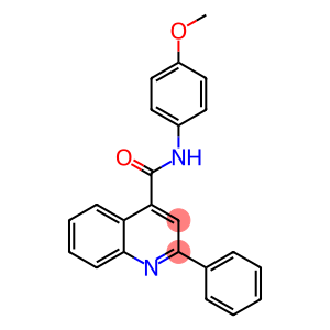 N-(4-methoxyphenyl)-2-phenyl-4-quinolinecarboxamide