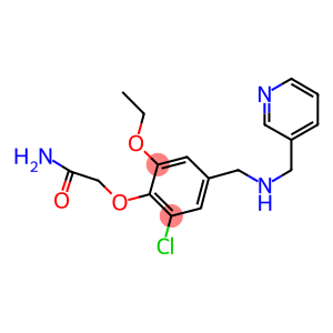 2-(2-chloro-6-ethoxy-4-{[(3-pyridinylmethyl)amino]methyl}phenoxy)acetamide