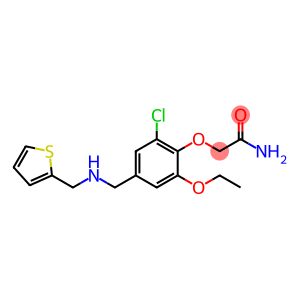 2-(2-chloro-6-ethoxy-4-{[(2-thienylmethyl)amino]methyl}phenoxy)acetamide