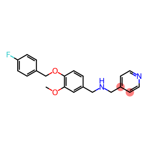 1-{4-[(4-fluorobenzyl)oxy]-3-methoxyphenyl}-N-(pyridin-4-ylmethyl)methanamine