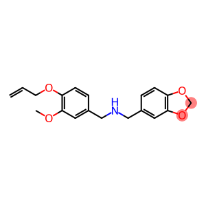 N-[4-(allyloxy)-3-methoxybenzyl]-N-(1,3-benzodioxol-5-ylmethyl)amine