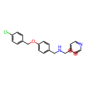 1-{4-[(4-chlorobenzyl)oxy]phenyl}-N-(pyridin-4-ylmethyl)methanamine
