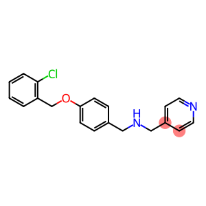 1-{4-[(2-chlorobenzyl)oxy]phenyl}-N-(pyridin-4-ylmethyl)methanamine