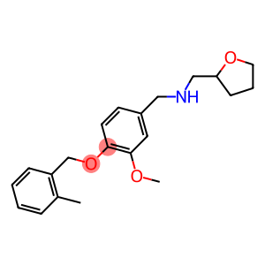 N-{3-methoxy-4-[(2-methylbenzyl)oxy]benzyl}-N-(tetrahydro-2-furanylmethyl)amine