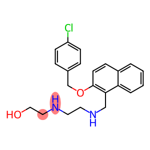 2-({2-[({2-[(4-chlorobenzyl)oxy]-1-naphthyl}methyl)amino]ethyl}amino)ethanol