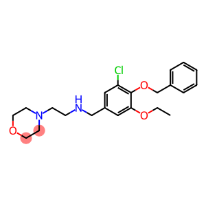 N-[4-(benzyloxy)-3-chloro-5-ethoxybenzyl]-N-[2-(4-morpholinyl)ethyl]amine