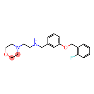 4-Morpholineethanamine, N-[[3-[(2-fluorophenyl)methoxy]phenyl]methyl]-