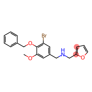 N-[4-(benzyloxy)-3-bromo-5-methoxybenzyl]-N-(2-furylmethyl)amine