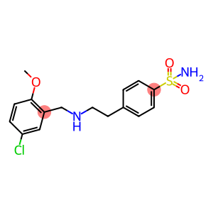 4-{2-[(5-chloro-2-methoxybenzyl)amino]ethyl}benzenesulfonamide