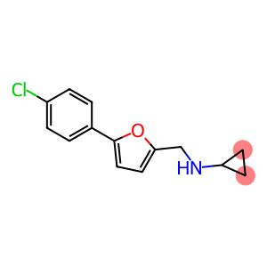 N-([5-(4-CHLOROPHENYL)-2-FURYL]METHYL)-N-CYCLOPROPYLAMINE