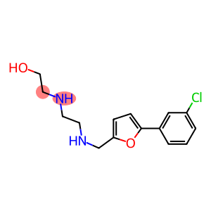 2-((2-(((5-(3-CHLOROPHENYL)-2-FURYL)METHYL)AMINO)ETHYL)AMINO)ETHANOL