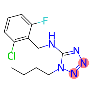 1H-Tetrazol-5-amine, 1-butyl-N-[(2-chloro-6-fluorophenyl)methyl]-