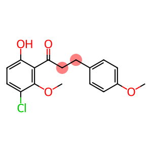 1-Propanone, 1-(3-chloro-6-hydroxy-2-methoxyphenyl)-3-(4-methoxyphenyl)-