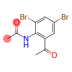 N-(2-acetyl-4,6-dibromophenyl)acetamide