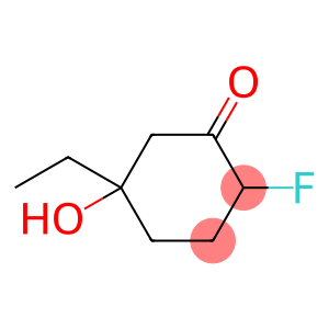 Cyclohexanone,  5-ethyl-2-fluoro-5-hydroxy-