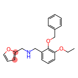 N-[2-(benzyloxy)-3-ethoxybenzyl]-N-(2-furylmethyl)amine