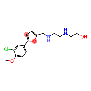 2-{[2-({[5-(3-chloro-4-methoxyphenyl)-2-furyl]methyl}amino)ethyl]amino}ethanol