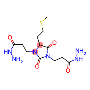 1,3-Imidazolidinedipropanoic acid, 4-[2-(methylthio)ethyl]-2,5-dioxo-, 1,3-dihydrazide