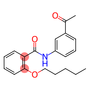 N-(3-acetylphenyl)-2-(pentyloxy)benzamide