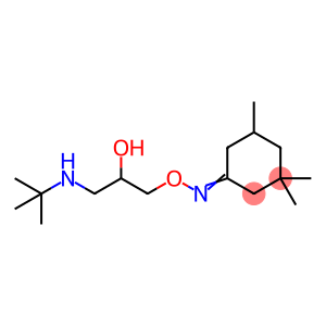 O-(2-hydroxy-3-(tert-butylamino)propyl)-3,3,5-trimethylcyclohexanone oxime