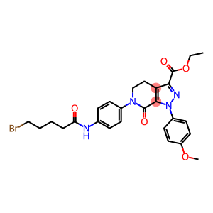 1H-Pyrazolo[3,4-c]pyridine-3-carboxylicacid,6-[4-[(5-broMo-1-oxopentyl)aMino]phenyl]-4,5,6,7-tetrahydro-1-(4-Methoxyphenyl)-7-oxo-,ethylester