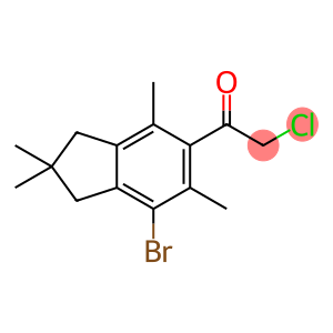 Ethanone, 1-(7-bromo-2,3-dihydro-2,2,4,6-tetramethyl-1H-inden-5-yl)-2-chloro-
