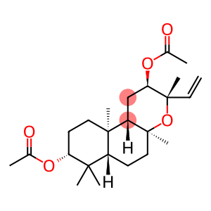 (2R,6aβ,10bβ)-3α-Ethenyldodecahydro-3,4aα,7,7,10aα-pentamethyl-1H-naphtho[2,1-b]pyran-2β,8α-diol diacetate