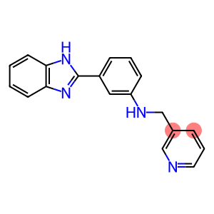 3-Pyridinemethanamine, N-[3-(1H-benzimidazol-2-yl)phenyl]-