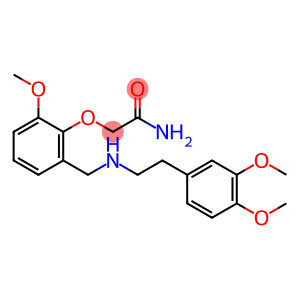 2-[2-({[2-(3,4-dimethoxyphenyl)ethyl]amino}methyl)-6-methoxyphenoxy]acetamide