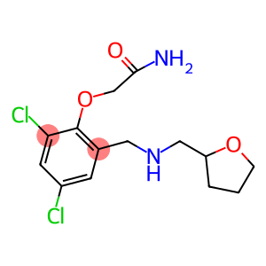 2-(2,4-dichloro-6-{[(tetrahydro-2-furanylmethyl)amino]methyl}phenoxy)acetamide