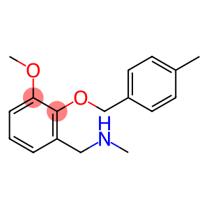 1-(3-METHOXY-2-((4-METHYLBENZYL)OXY)PHENYL)-N-METHYLMETHANAMINE