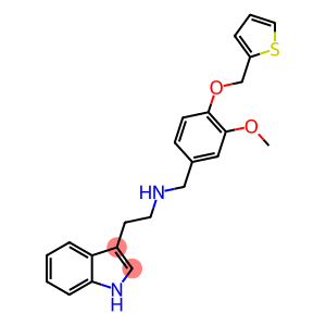 2-(1H-indol-3-yl)-N-[3-methoxy-4-(2-thienylmethoxy)benzyl]ethanamine