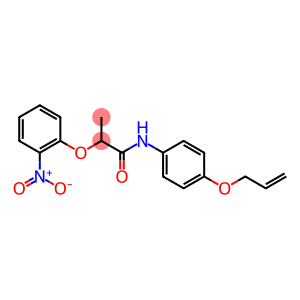 2-(2-nitrophenoxy)-N-[4-(prop-2-en-1-yloxy)phenyl]propanamide