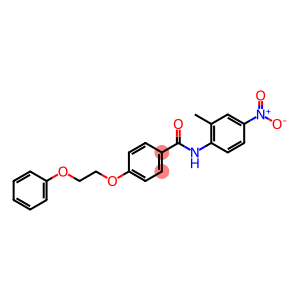 N-(2-methyl-4-nitrophenyl)-4-(2-phenoxyethoxy)benzamide