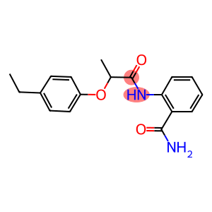 2-{[2-(4-ethylphenoxy)propanoyl]amino}benzamide