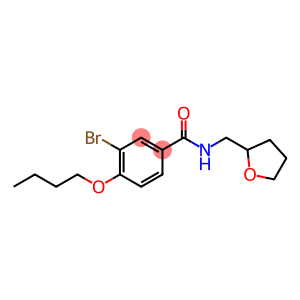 3-bromo-4-butoxy-N-(tetrahydro-2-furanylmethyl)benzamide