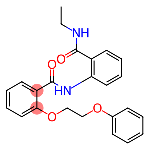 Benzamide, N-[2-[(ethylamino)carbonyl]phenyl]-2-(2-phenoxyethoxy)-